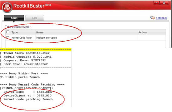 Trend Micro RootkitBuster for Windows 11, 10 Screenshot 1