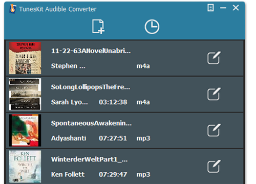 TunesKit AA/AAX Audible Converter for Windows 11, 10 Screenshot 1