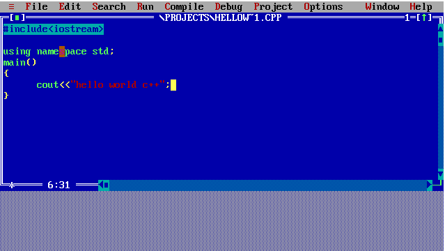 Turbo C++ for Windows 10 Screenshot 2