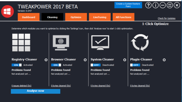 TweakPower for Windows 11, 10 Screenshot 2