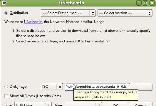 UNetbootin for Windows 10 Screenshot 2
