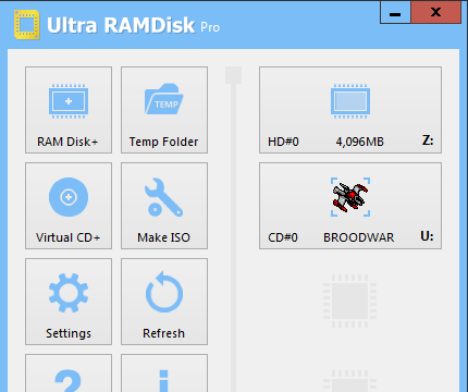 Ultra RAMDisk for Windows 11, 10 Screenshot 1