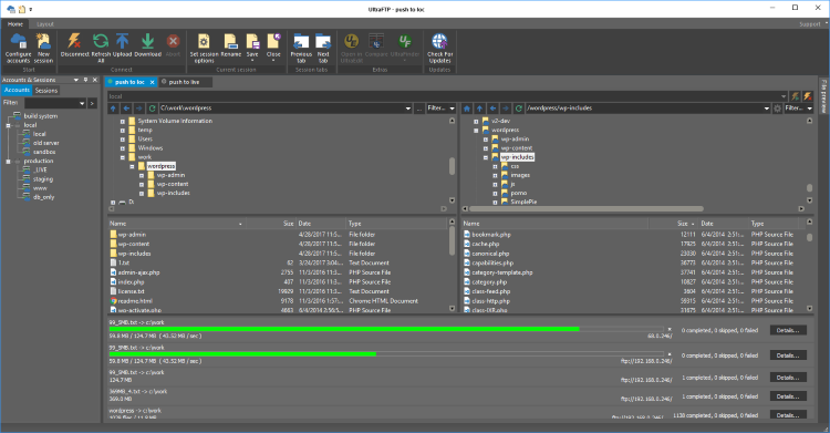 UltraFTP Screenshot
