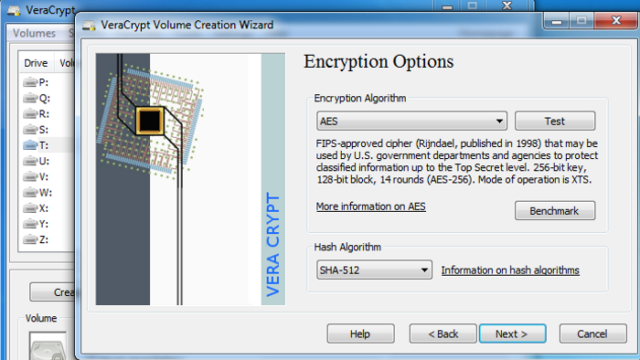 VeraCrypt for Windows 11, 10 Screenshot 1