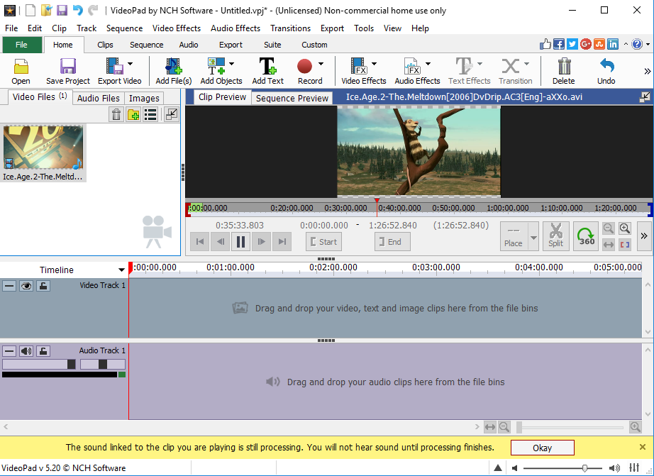 NCH VideoPad Video Editor Pro 13.59 download the last version for android
