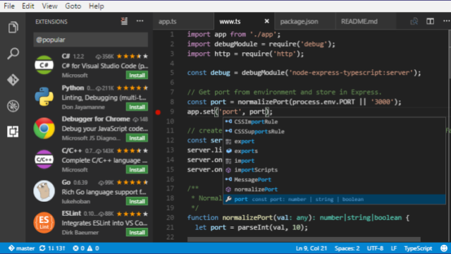Visual Studio Code for Windows 11, 10 Screenshot 1