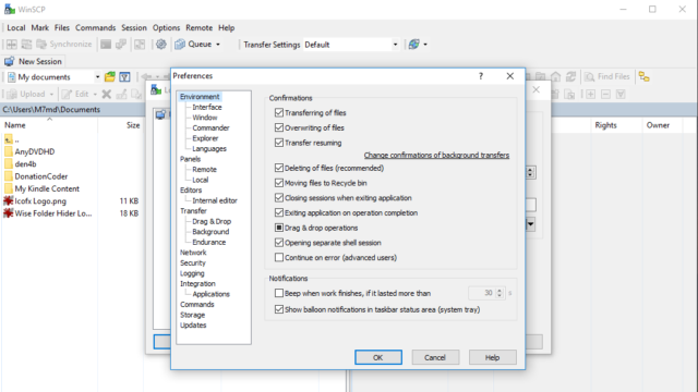 WinSCP for Windows 11, 10 Screenshot 2