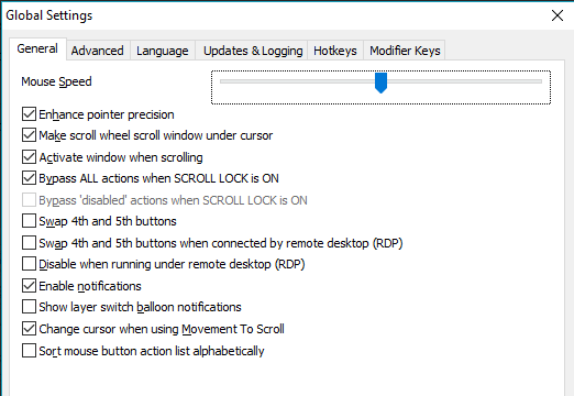 X-Mouse Button Control for Windows 10 Screenshot 3