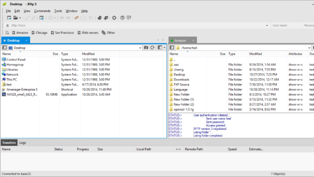Xftp for Windows 11, 10 Screenshot 1