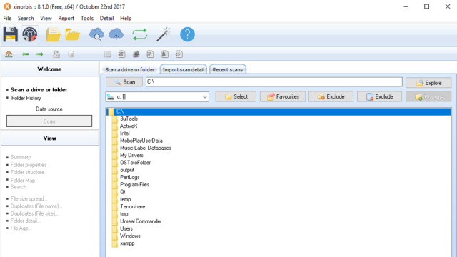 Xinorbis for Windows 11, 10 Screenshot 1