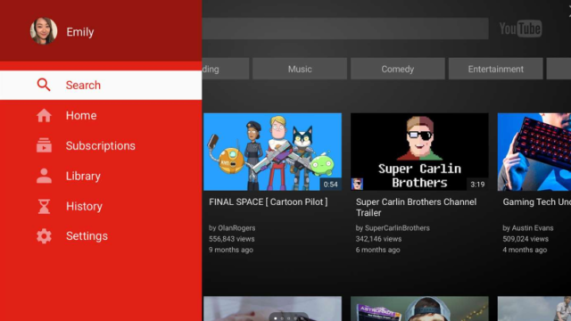YouTube App for Windows 10 Screenshot 1