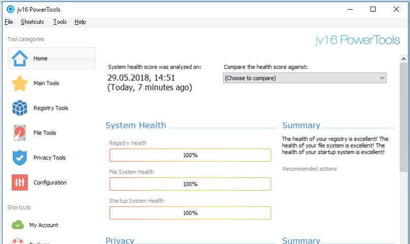 jv16 PowerTools Screenshot