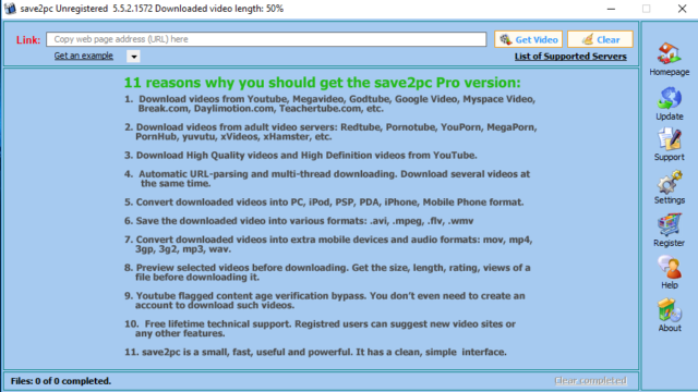 save2pc for Windows 10 Screenshot 1
