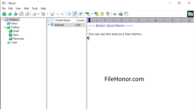 Becky! Internet Mail for Windows 11, 10 Screenshot 1