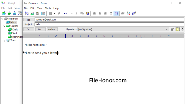 Becky! Internet Mail for Windows 11, 10 Screenshot 2