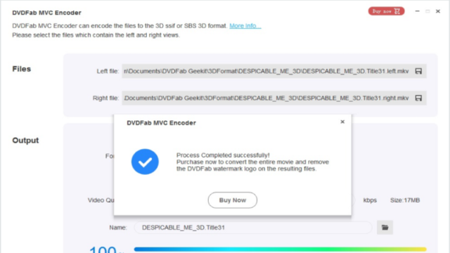 DVDFab Geekit (MVC Codecs) for Windows 10 Screenshot 2
