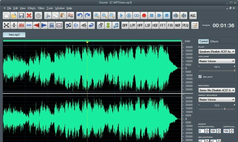 Dexster Audio Editor