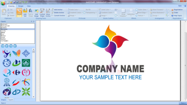 EximiousSoft Logo Designer for Windows 10 Screenshot 1