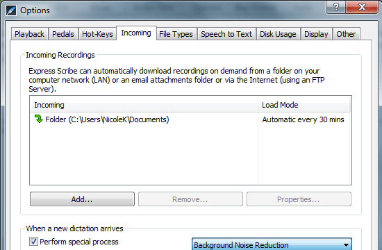 Express Scribe for Windows 10 Screenshot 2