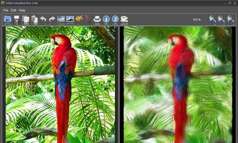 FotoSketcher Screenshot 1