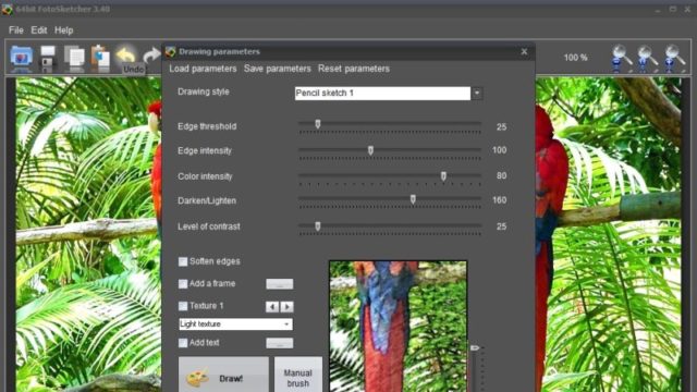 FotoSketcher for Windows 11, 10 Screenshot 2
