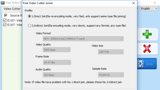 Free Video Cutter Joiner for Windows 11, 10 Screenshot 3