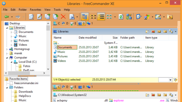 FreeCommander XE for Windows 11, 10 Screenshot 1