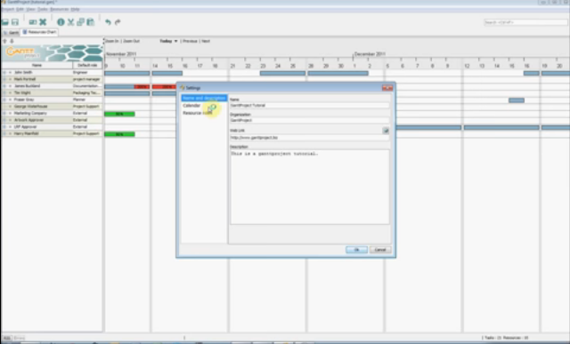 GanttProject Screenshot