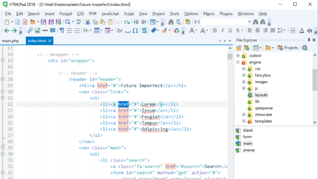 HTMLPad for Windows 10 Screenshot 1