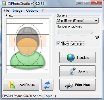 IDPhotoStudio for Windows 11, 10 Screenshot 1