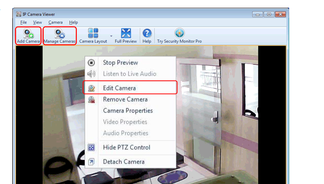 IP Camera Viewer for Windows 10 Screenshot 2