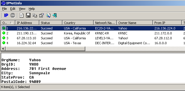 IPNetInfo for Windows 11, 10 Screenshot 1