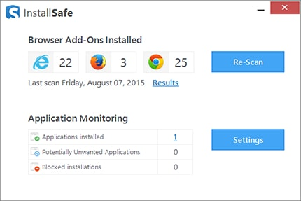 InstallSafe for Windows 10 Screenshot 1