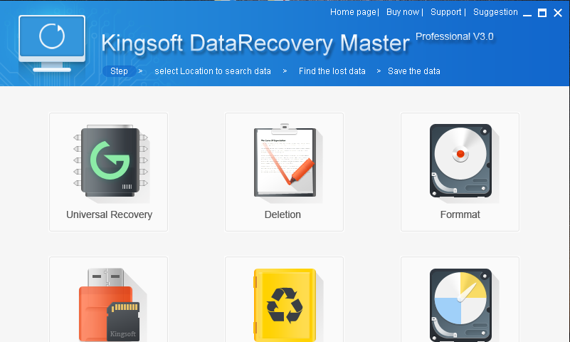 Kingsoft DataRecovery Master Screenshot 1