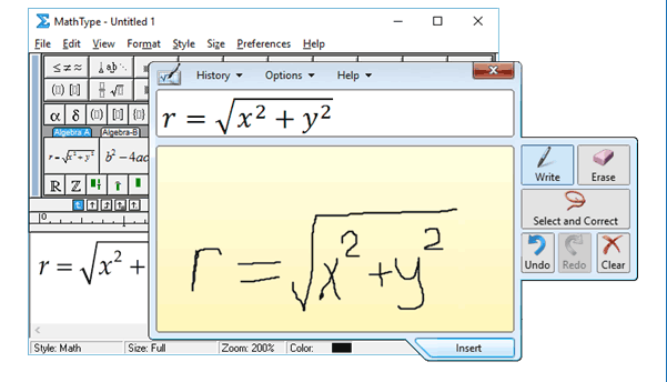 MathType for Windows 10 Screenshot 2