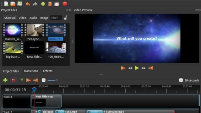 OpenShot Video Editor for Windows 10 Screenshot 1