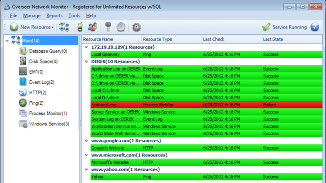 Overseer Network Monitor for Windows 10 Screenshot 1