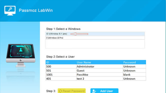 PassMoz LabWin for Windows 11, 10 Screenshot 1