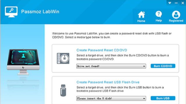 PassMoz LabWin for Windows 10 Screenshot 2