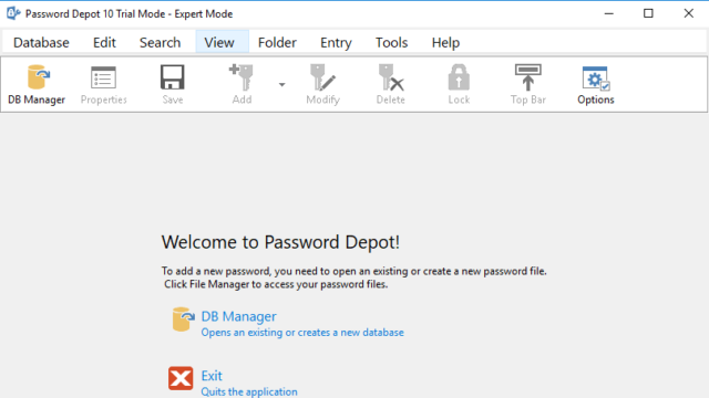 Password Depot for Windows 10 Screenshot 1