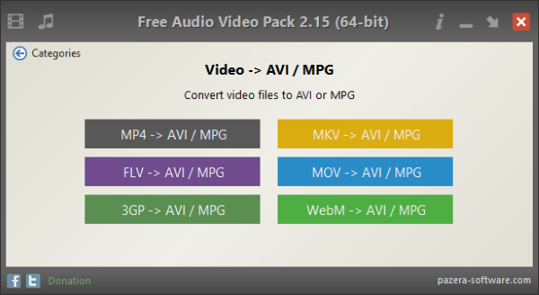 Pazera Free Audio Video Pack for Windows 11, 10 Screenshot 2