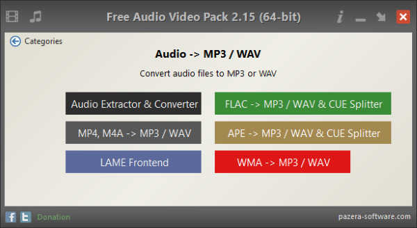 Pazera Free Audio Video Pack for Windows 11, 10 Screenshot 3
