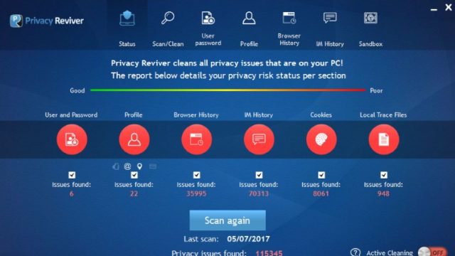 Privacy Reviver for Windows 11, 10 Screenshot 1