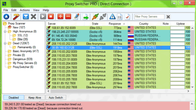 Proxy Switcher for Windows 11, 10 Screenshot 1