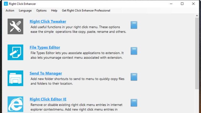 Right Click Enhancer for Windows 11, 10 Screenshot 1