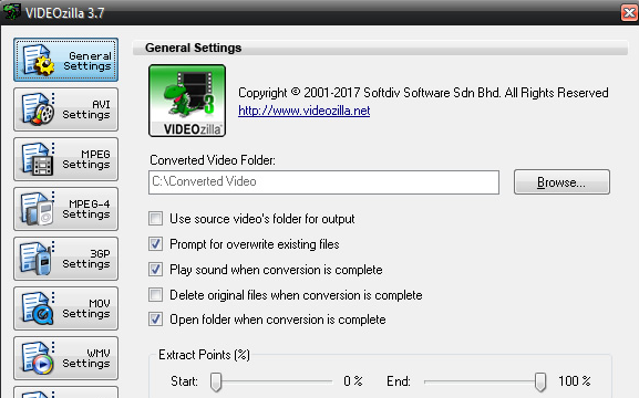 VIDEOzilla Video Converter for Windows 11, 10 Screenshot 2