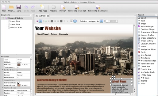 WebsitePainter for Windows 11, 10 Screenshot 2