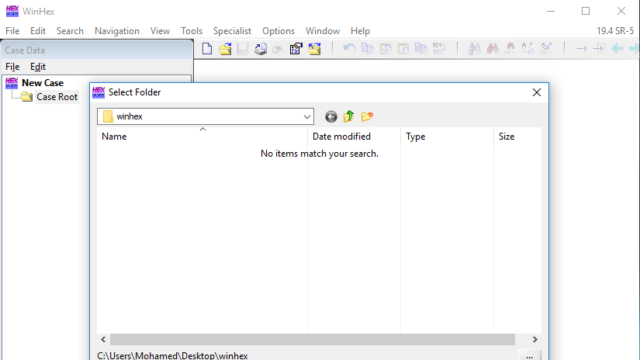 WinHex for Windows 11, 10 Screenshot 1
