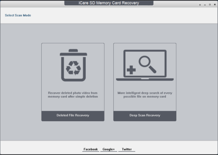 iCare SD Memory Card Recovery for Windows 11, 10 Screenshot 1