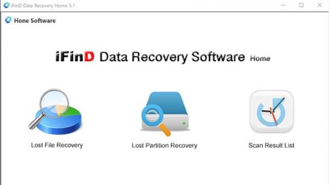 iFind Data Recovery for Windows 10 Screenshot 1